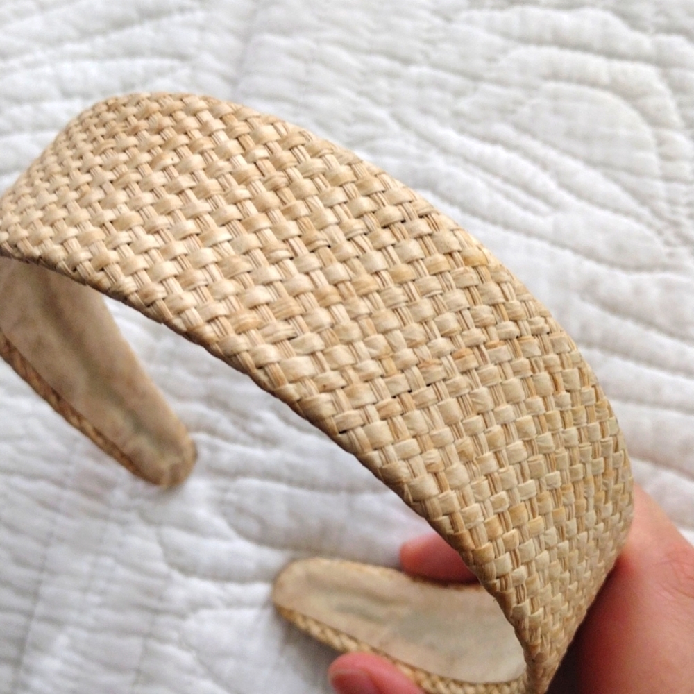4/$20 Rattan headband